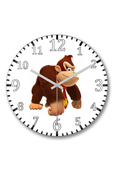 BASKI DÜNYASI Don'T Use the Force Wall Clock Curved Real Glass