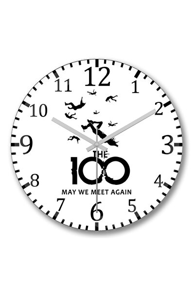 BASKI DÜNYASI Ceas de perete The Hundred 100 din sticlă autentică bombată
