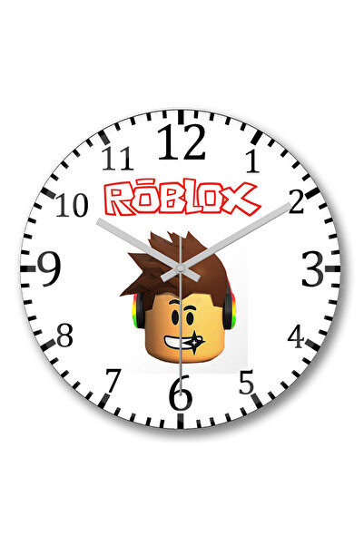 BASKI DÜNYASI Ceas de perete Roblox din sticlă autentică bombată