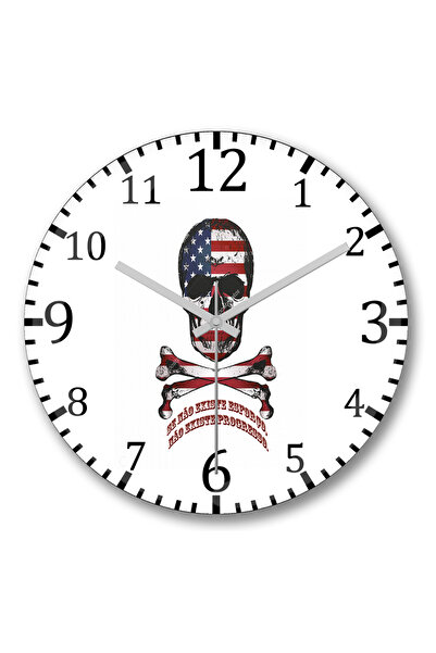 BASKI DÜNYASI Camisa de Musculaçao ساعة حائط من الزجاج الحقيقي المنحني