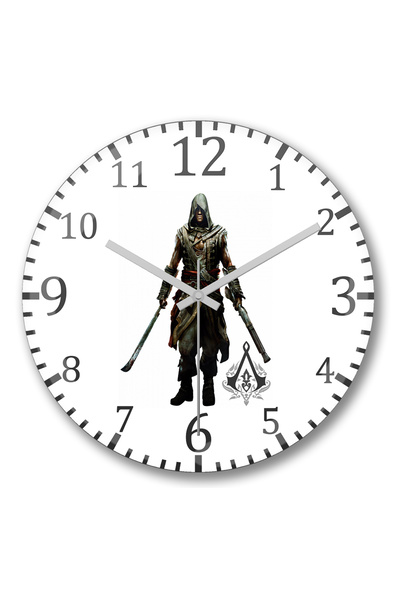 BASKI DÜNYASI Ceas de perete Assassins din sticlă autentică bombată
