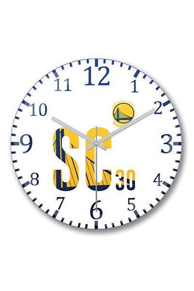 BASKI DÜNYASI Ceas de perete Golden State SC30 din sticlă autentică bombată