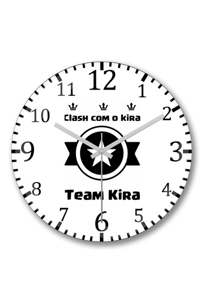 BASKI DÜNYASI Ceas de perete oficial Clash Kira din sticlă autentică bombată