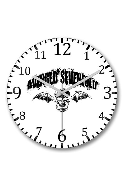 BASKI DÜNYASI Ceas de perete Avanged Sevenfold Hail To The King 2 din sticlă ...