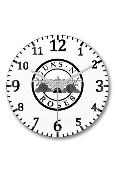 BASKI DÜNYASI Ceas de perete AC-DC Tesla și Edison3 din sticlă autentică bombată