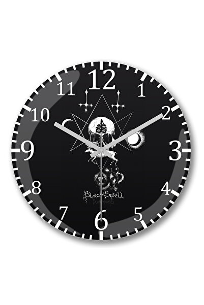 BASKI DÜNYASI استدعاء ساعة الحائط المنحنية الزجاج الحقيقي