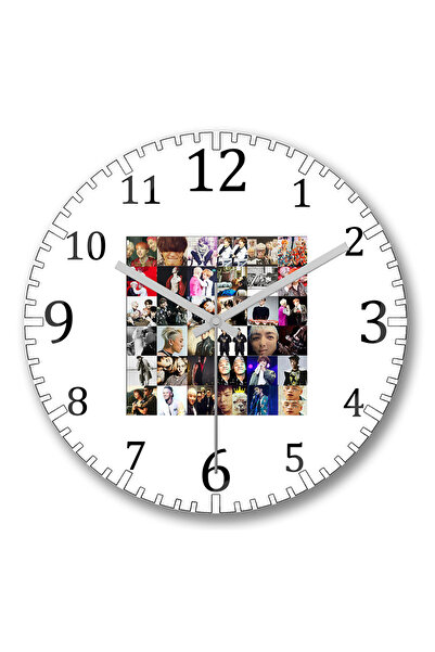 BASKI DÜNYASI ساعة حائط نظرية بيج بانج شيلدون كوبر من الزجاج الحقيقي المنحني