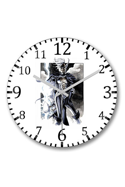 BASKI DÜNYASI ساعة حائط تيمبيست من الزجاج الحقيقي المنحني