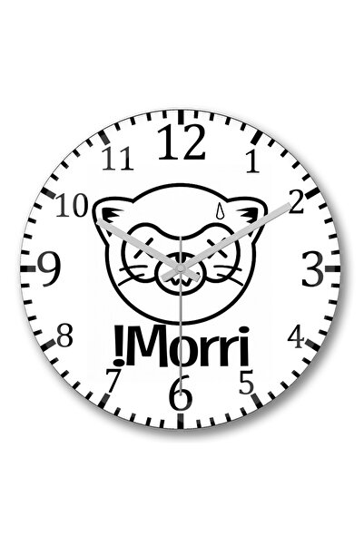 BASKI DÜNYASI Ceas de perete Morri din sticlă autentică bombată