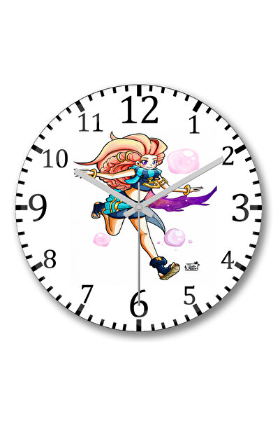 BASKI DÜNYASI Ceas de perete Zoe din sticlă autentică bombată