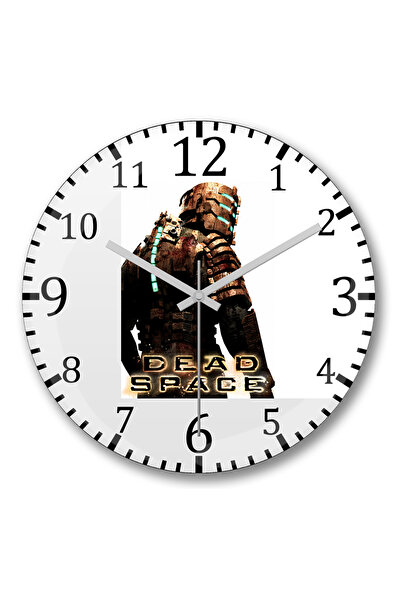 BASKI DÜNYASI Ceas de perete Dead Space din sticlă autentică bombată