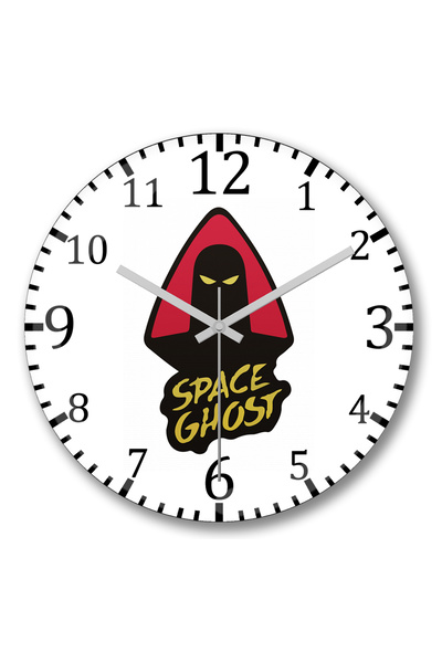 BASKI DÜNYASI Space Ghost Hanna Barbera стенен часовник Bombeli от истинско стъкло