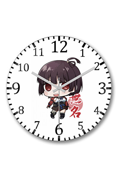 BASKI DÜNYASI Ceas de perete Koutetsujou No Kabaneri din sticlă autentică bom...