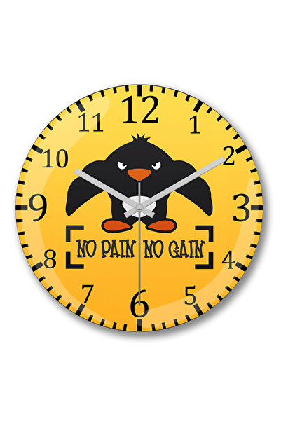 BASKI DÜNYASI Ceas de perete fără durere, din sticlă autentică