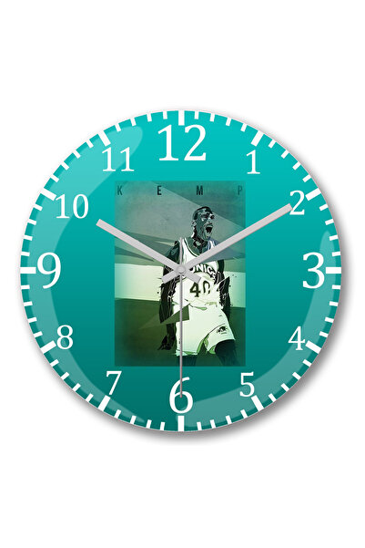 BASKI DÜNYASI Ceas de perete Kemp din sticlă autentică bombată