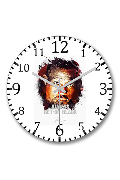 BASKI DÜNYASI Întotdeauna apărați ceasul de perete negru din sticlă autentică...