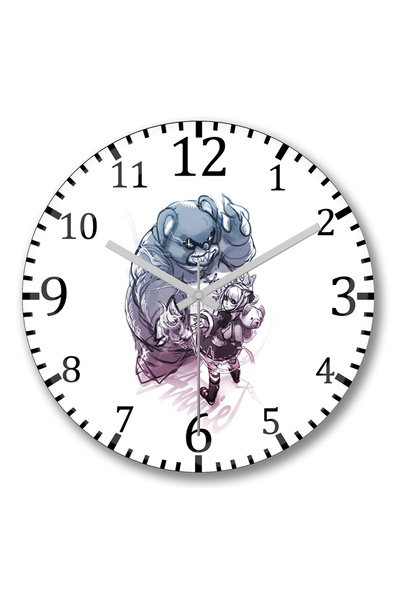 BASKI DÜNYASI Ρολόι τοίχου League of Legends Annie από κυρτό γυαλί