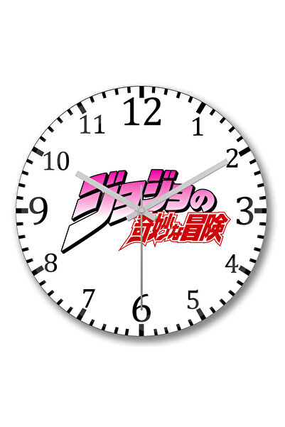 BASKI DÜNYASI Ceas de perete Jojo No Kimyou Na Bouken JoJo's Bizarre Adventure din sticlă autentică bombată