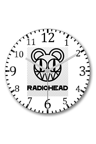 BASKI DÜNYASI Радиохед стенен часовник Bombeli от истинско стъкло