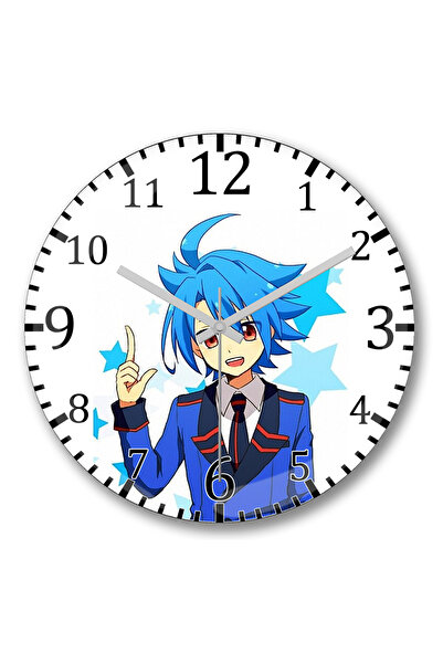 BASKI DÜNYASI ساعة حائط تاسوكو من الزجاج الحقيقي المنحني