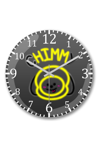 BASKI DÜNYASI Ceas de perete Bt21 Glowing Chimmy Bts din sticlă autentică bom...