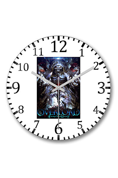 BASKI DÜNYASI Ceas de perete Overlord, ca un păpușă cu șiruri tăiate, din sti...