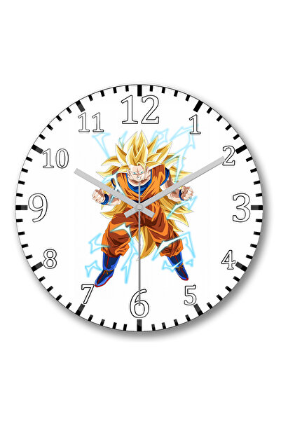 BASKI DÜNYASI ساعة حائط جوكو هوماو 2 من الزجاج الحقيقي المنحني