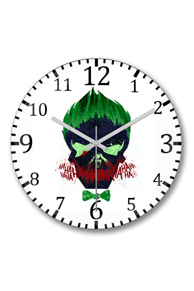 BASKI DÜNYASI ساعة حائط جوكر ذا كيلر جو كامب زجاج حقيقي