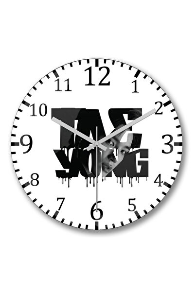 BASKI DÜNYASI Ceas de perete NCT 127 Taeyong Highway To Heaven din sticlă cur...