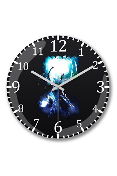 BASKI DÜNYASI ساعة حائط تحت الصفر من الزجاج الحقيقي المنحني