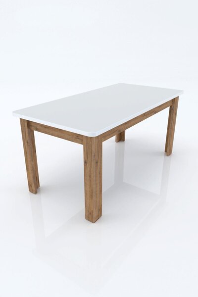 3G TASARIM 3G Tasarım Anaokulu Dikdörtgen Montessori Masa T-Beyaz