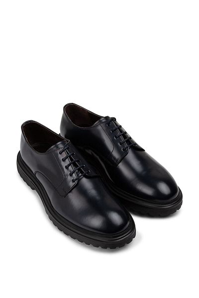 Deery Ανδρικά παπούτσια Casual από γνήσιο δέρμα Navy Blue