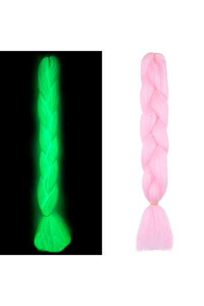 TAM TARZ Fosforescent Neon Braiding Hair Esperer 100 Gr. - Roz bomboană