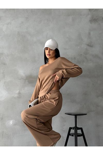 R&G RIMANERE GIOVANI Women's Off Shoulder Pants Suit