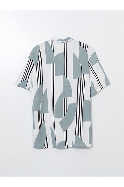 LC Waikiki Ανδρικό πουκάμισο με κοντό μανίκι LCW Regular Fit