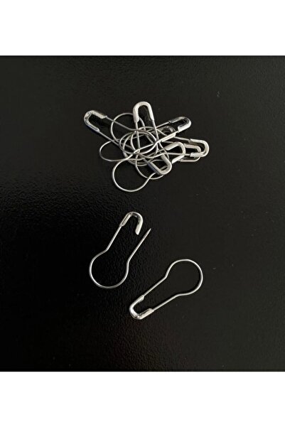 BEİLYS COSMETİCS & ACCESSORY 100 buc Ace de siguranță din argint Ace de etich...