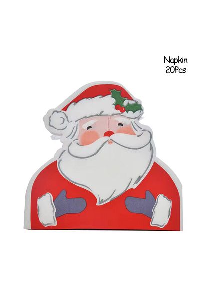 ARDSU New year's themed disposable plate and napkin (pack of 10)