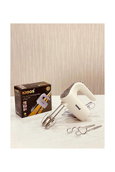 Kroos مضرب بيض كهربائي 150 وات أبيض 2 شفرة KR-5624