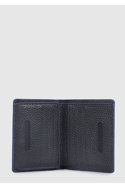 Carrera Navy Blue Car0020 Navy Blue Genuine Leather Wallet