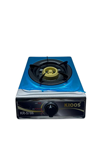 Kroos موقد غاز شعلة واحدة سطح من الاستيل KR-5786
