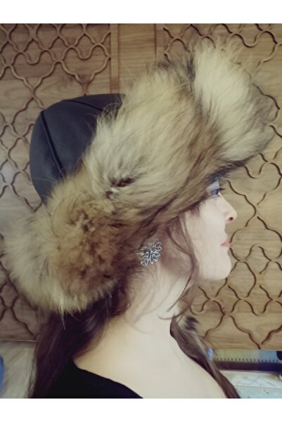 hoaryage Unisex Takılabilir Kuyruklu Kurt Kıpçak Börk Kalpak Şapka