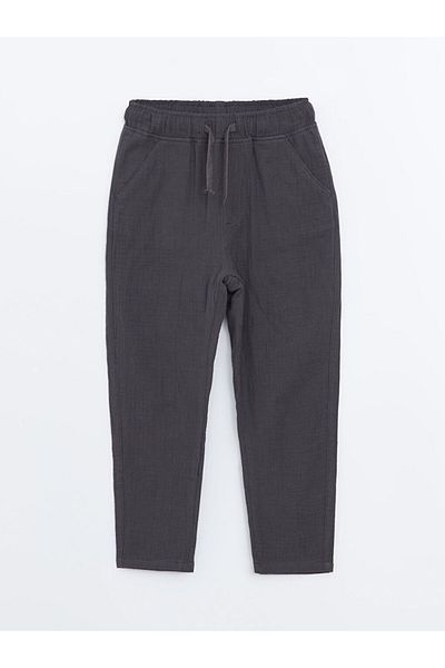 LC Waikiki Lcw Kids Anthracite Standard Mold Lace-Up Baby Boy Trousers