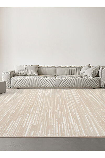 sharpdo Italian Minimalist Living Room Carpet, Waterproof Large Area Rug, Non-Slip Backing Washable Rug