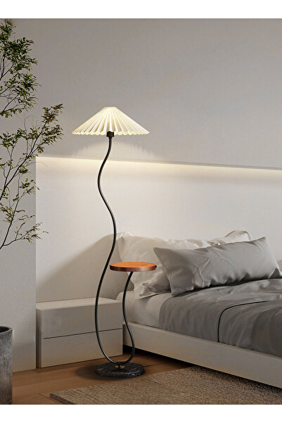 sharpdo LED Pleated Floor Lamp In Living Room