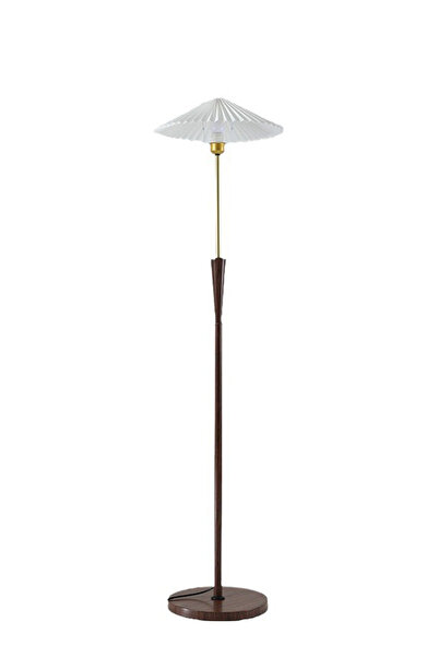 sharpdo مصباح أرضي مطوي على الطراز الأمريكي القديم LED، مصباح بجانب السرير دا...