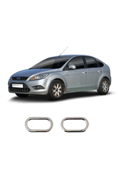 BRSPLAST Ford Focus 2 Uyumlu 2005-2011 Krom Sinyal Çerçevesi 2 Parça Paslanma...