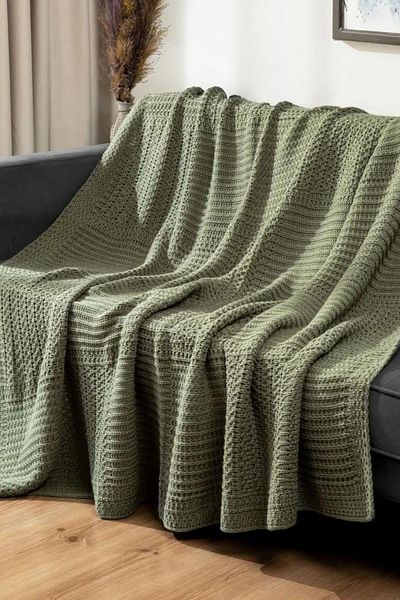 DALİSA Rebecca Knitwear Soft Knitted Bed and Sofa Cover