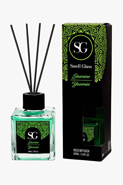 Smell Glass Yasemin Kokulu Çubuklu Oda Kokusu Jasmine Reed Diffuser 100ml