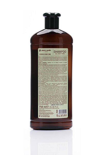 Pierre Cardin Herbal Shampoo For All Hair Types 750 ml Bitkisel Şampuan (TÜM SAÇ TİPLERİ)