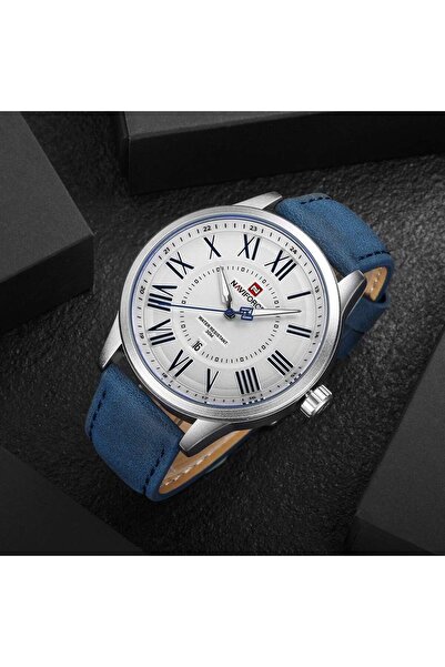 Naviforce Fashion Men Watch 3ATM Water-resistant Quartz Luminous Casual Man Wristwatch Male Brand Watch